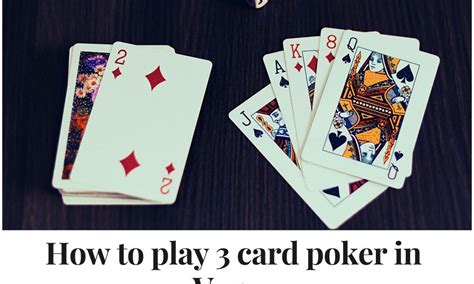 how to play poker in vegas